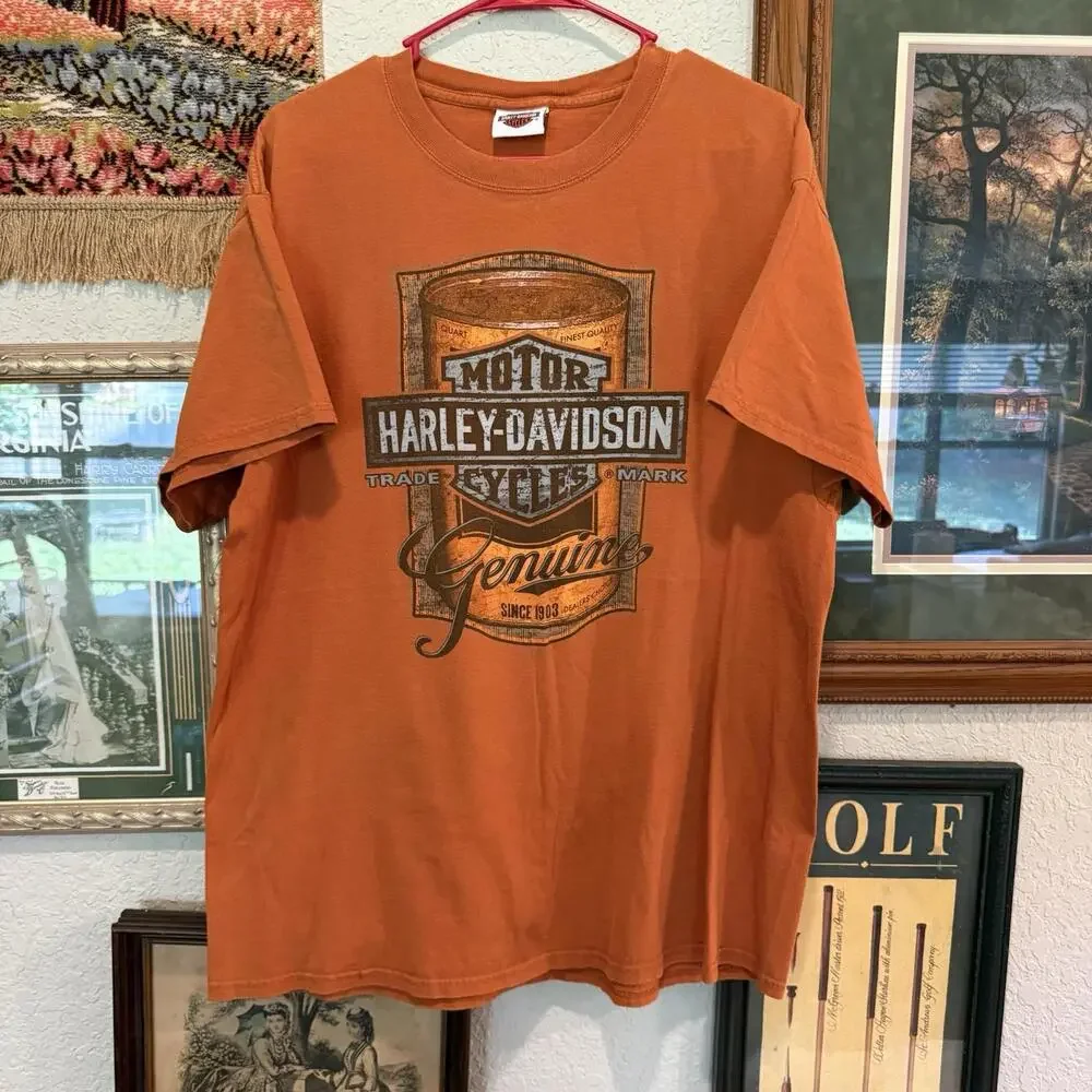 Vintage 00s Harley Davidson Motorcycles‎ Beartooth Pass Montana Shirt Size XL
